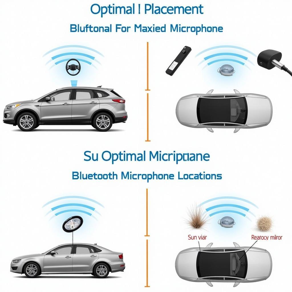 Car Radio Bluetooth Microphone Placement