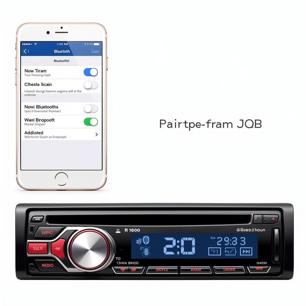 Car Radio Bluetooth Setup Process