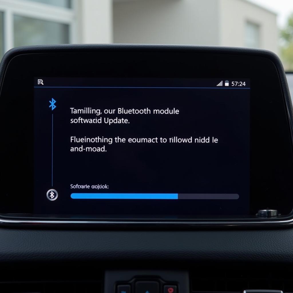 Updating Car Radio Bluetooth Software