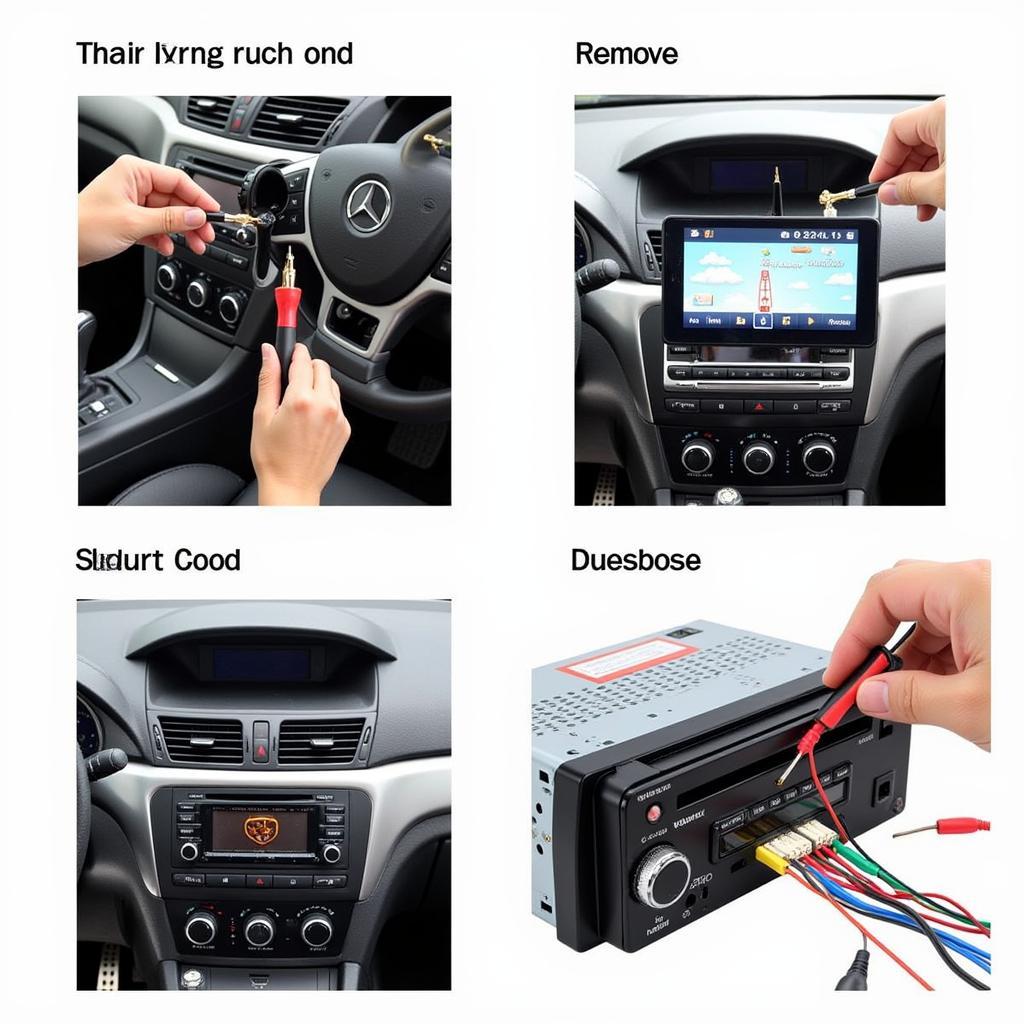 Car Radio Installation Process