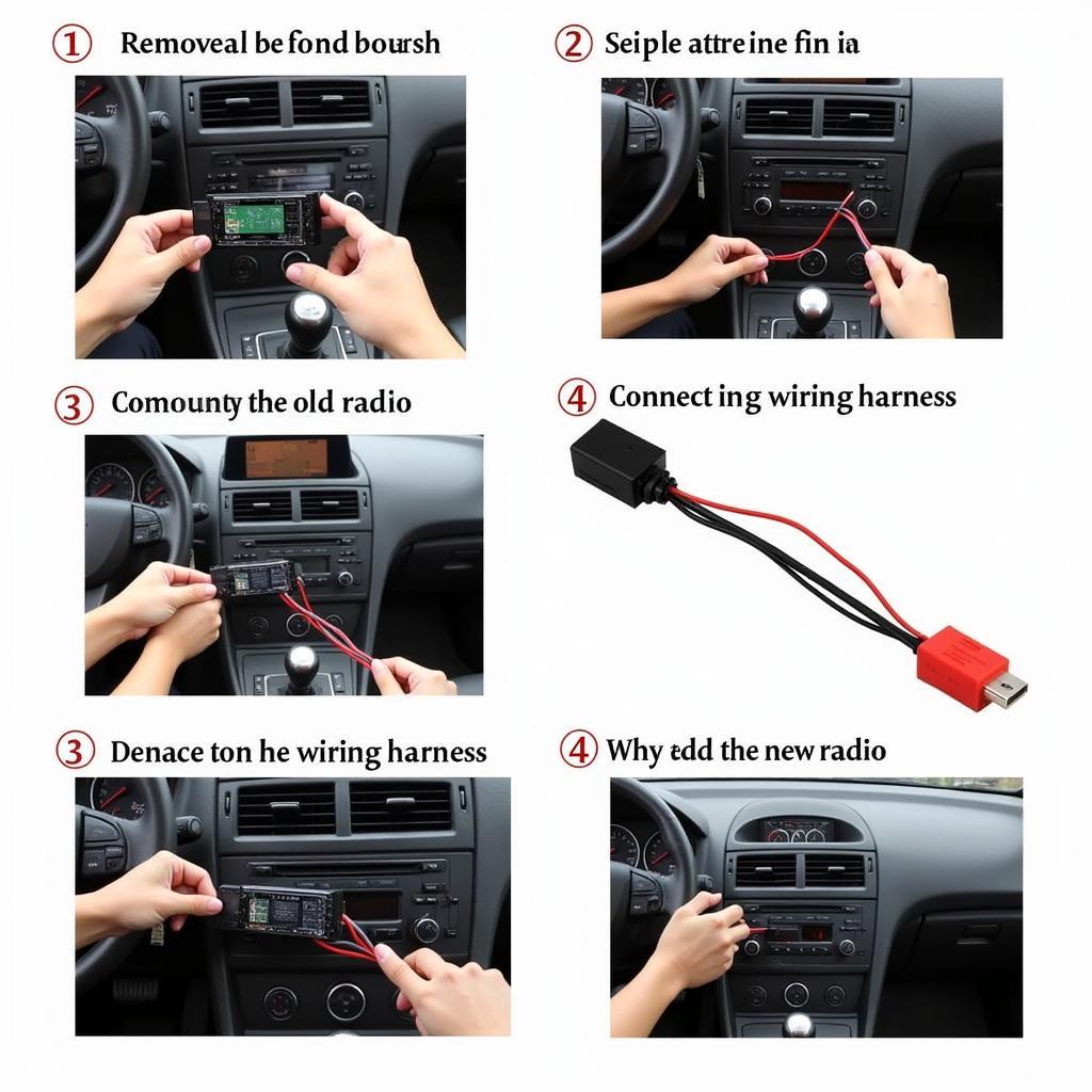 Car Radio Installation Process