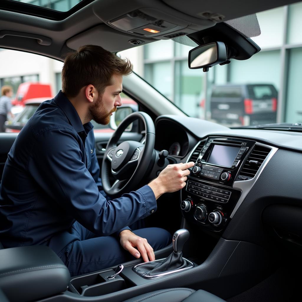 Car radio installation in Sydney by a qualified technician