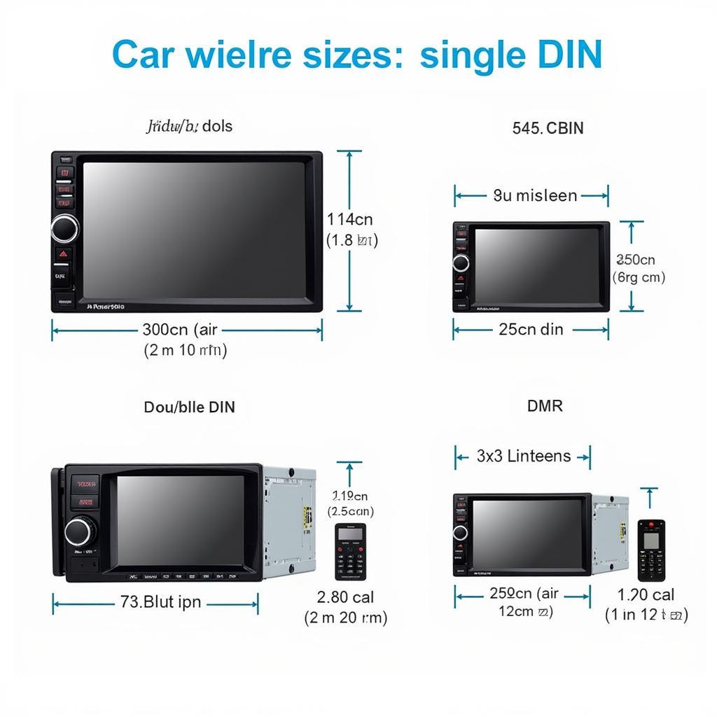 Comparing Single DIN, Double DIN and DMR Car Radios