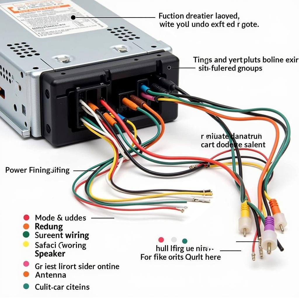 Deciphering the Car Radio Wiring Diagram