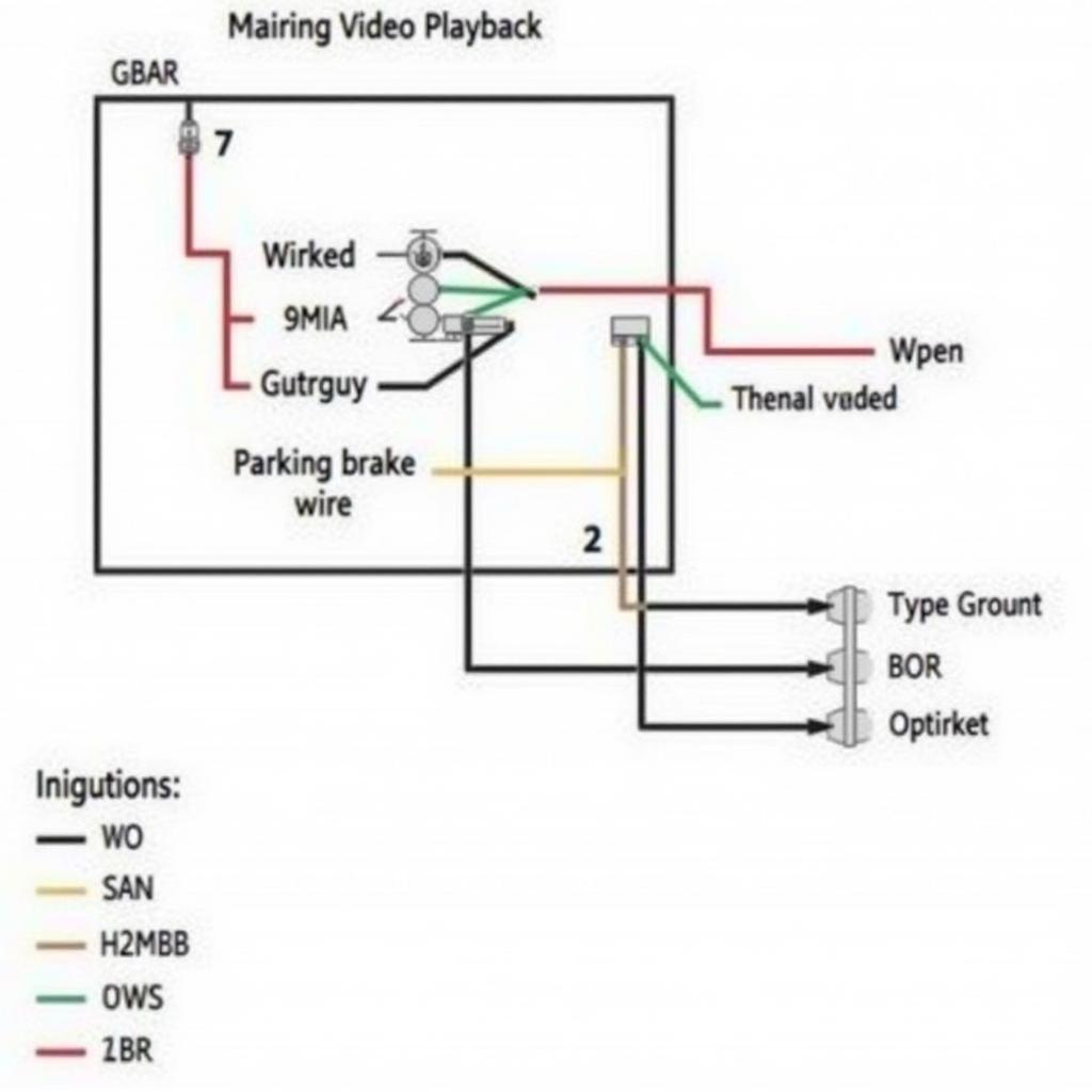 Car Stereo Wiring Diagram for Video Playback