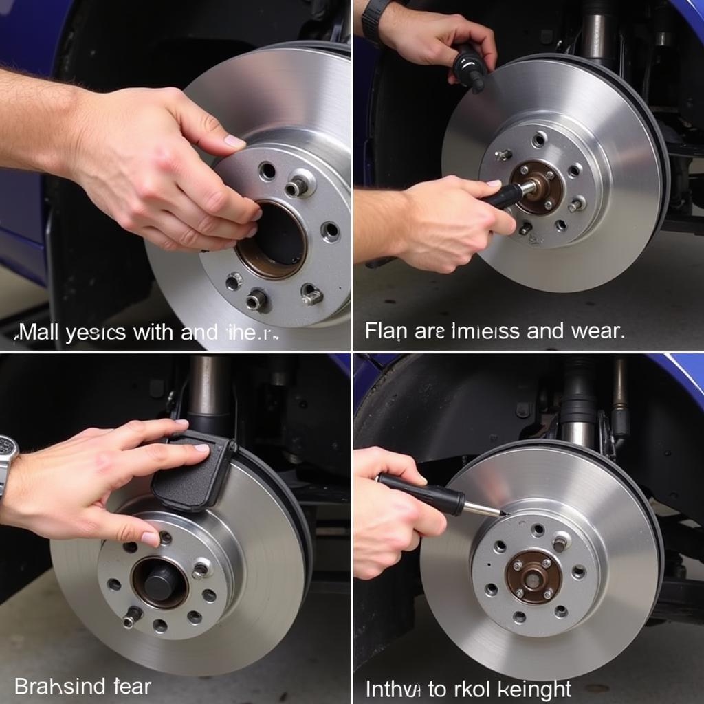 Checking Audi A7 Brake Pads for Wear