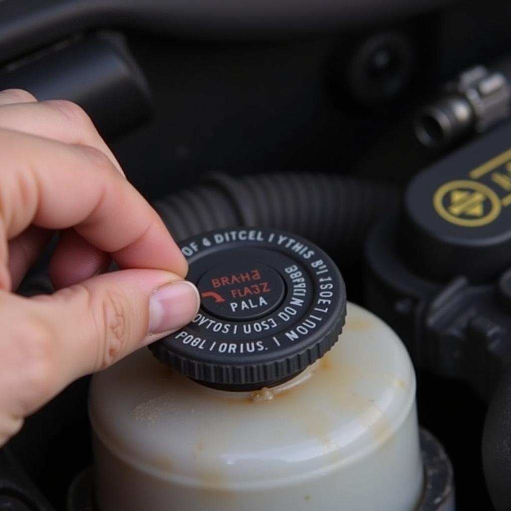 Checking Brake Fluid Level