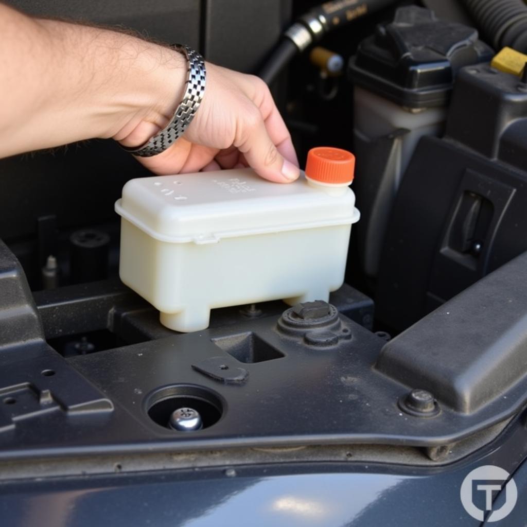 Checking Brake Fluid in a Chevy HHR