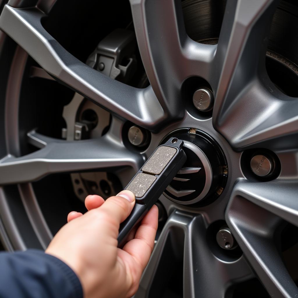 Checking Insignia Brake Pads for Wear