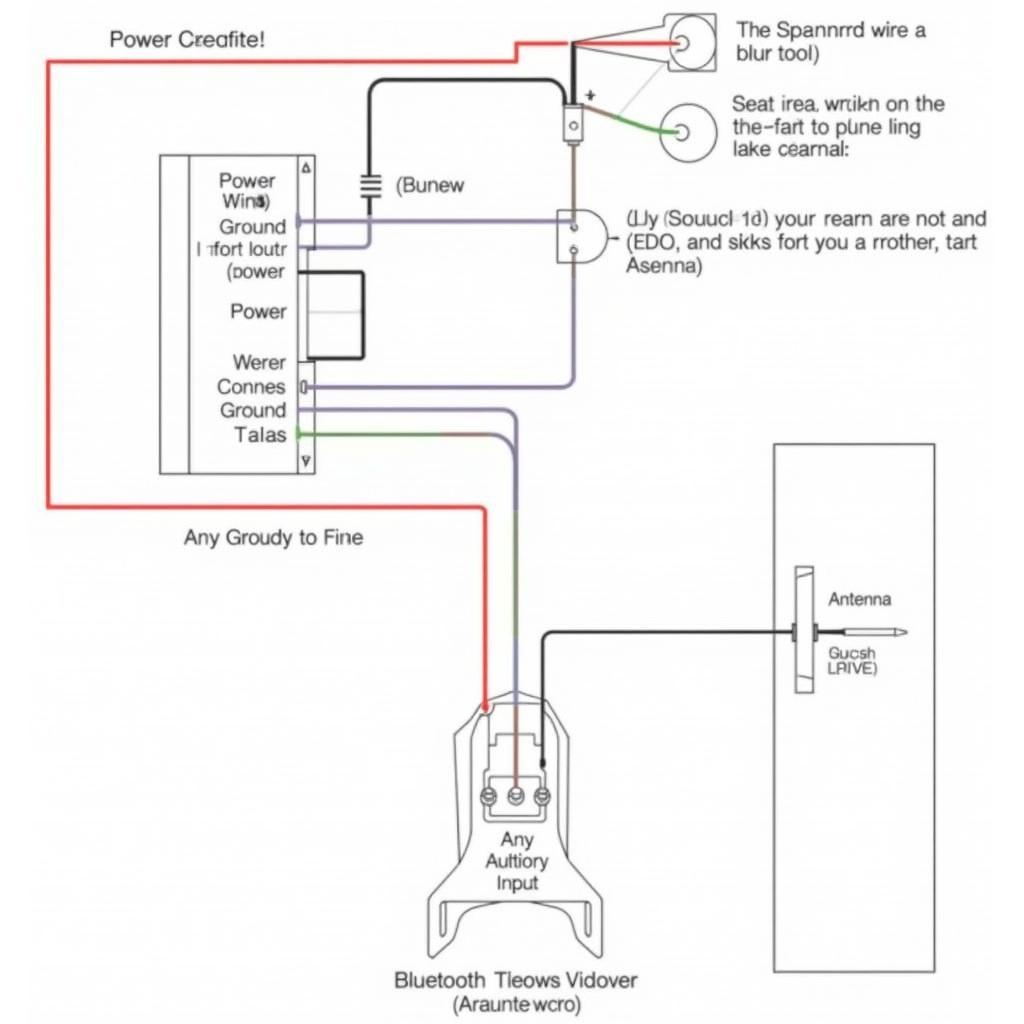 Wiring Diagram for a Bluetooth Classic Car Radio