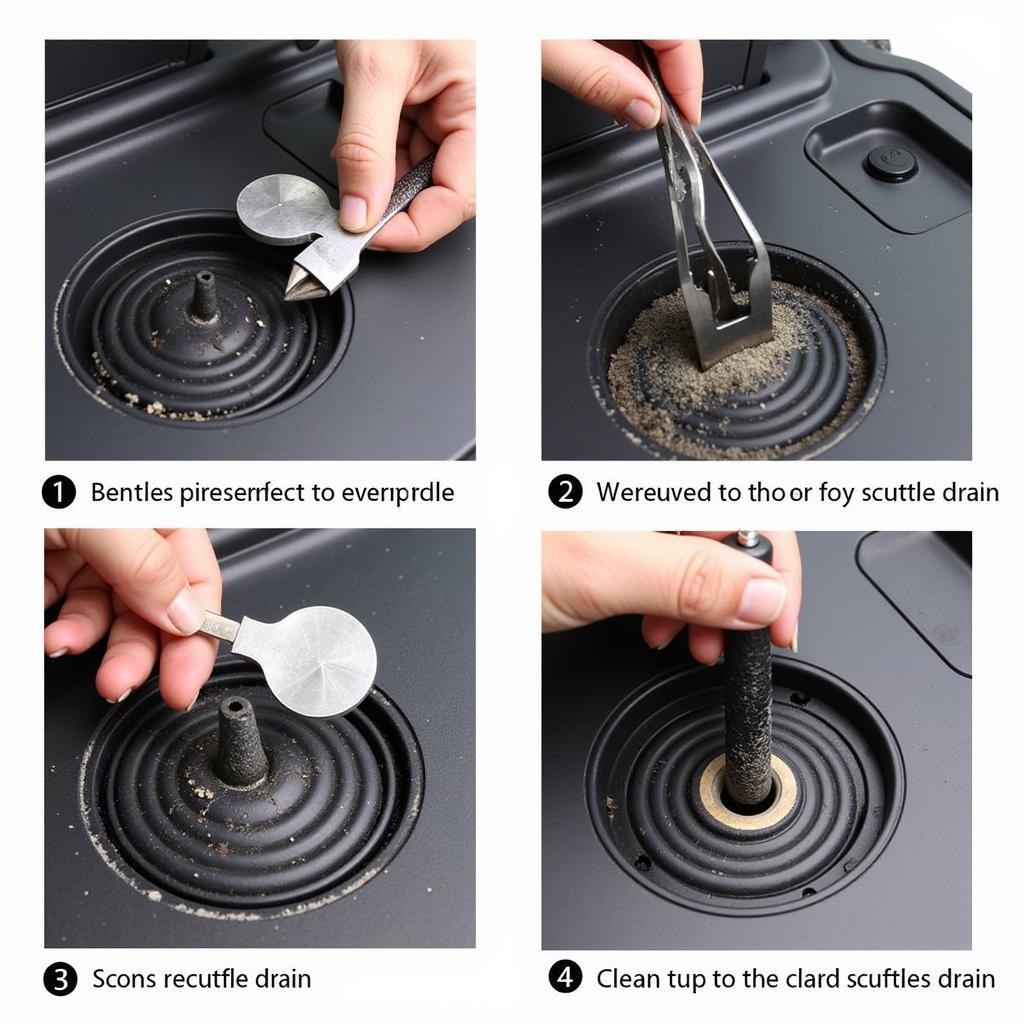 Cleaning a Citroen C3 Scuttle Drain