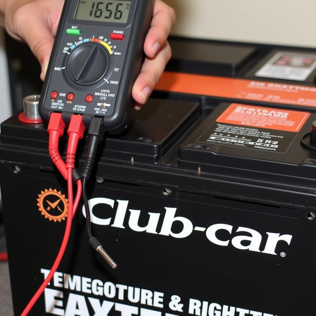 Testing a Club Car Battery