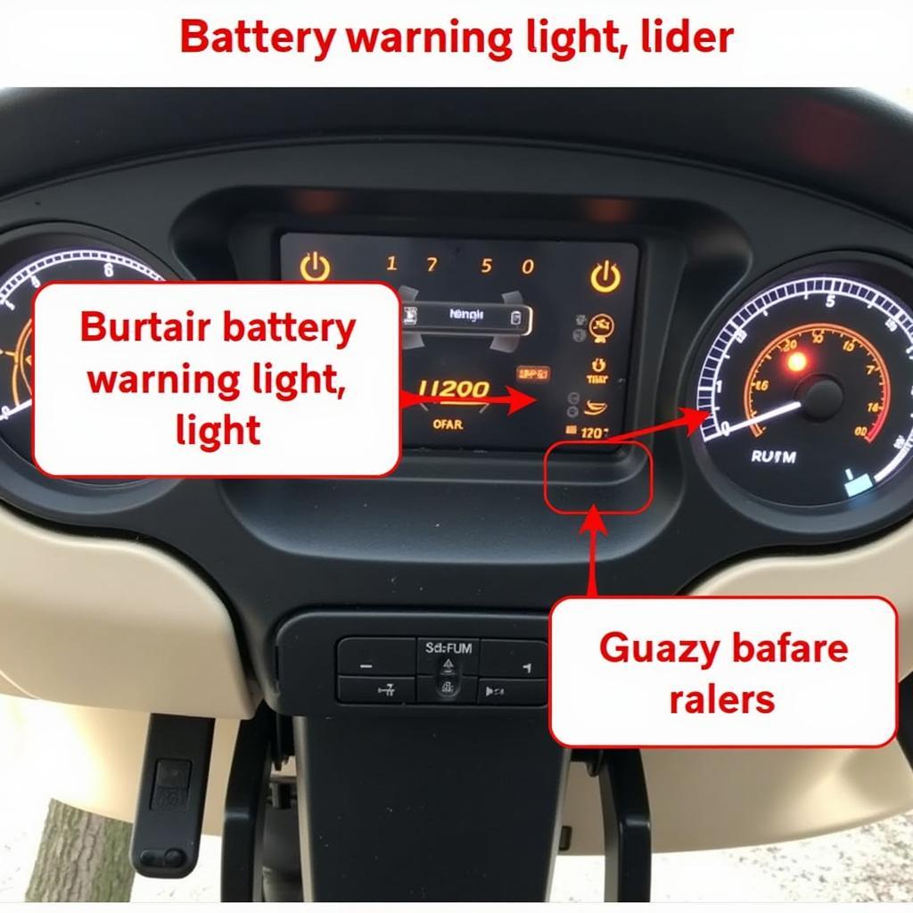 Club Car DS Battery Warning Light Location