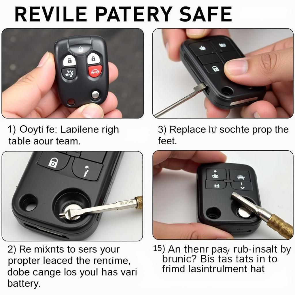 Replacing the Key Fob Battery in a Chevy Cobalt