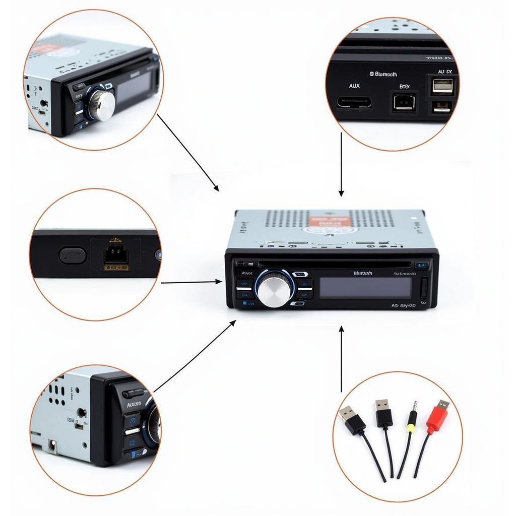 Compact Bluetooth Car Radio Features