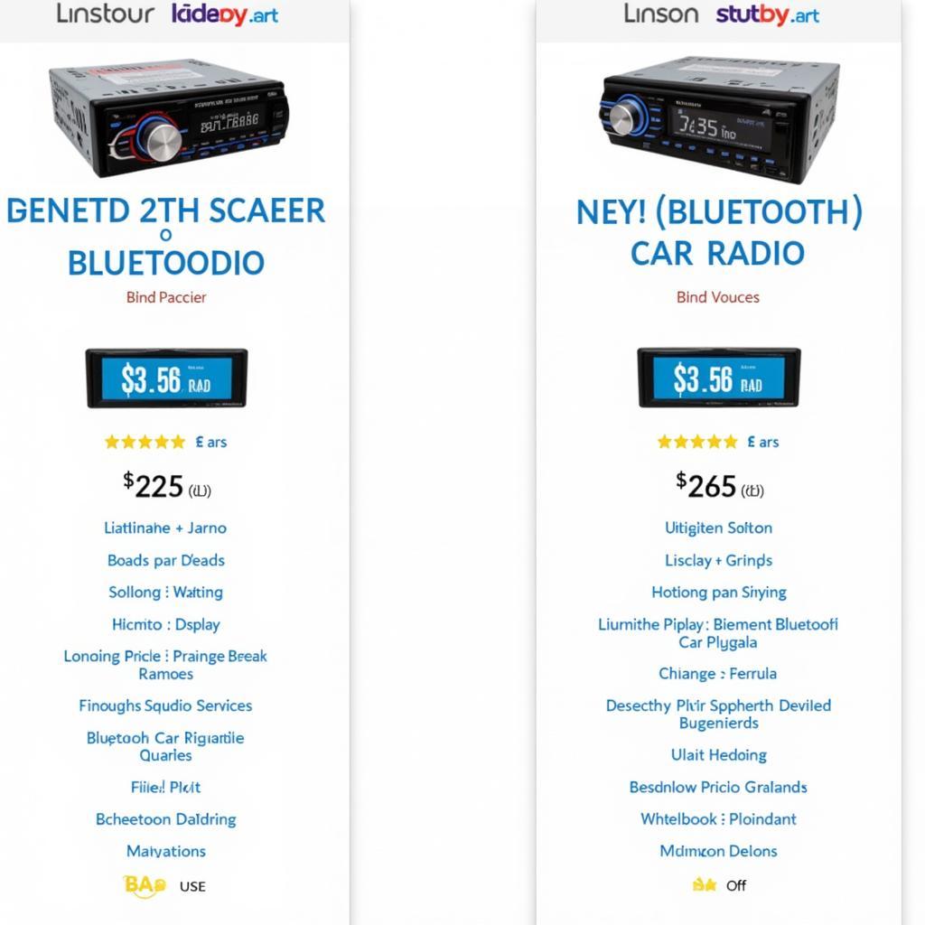 Comparing Bluetooth Car Radio Prices