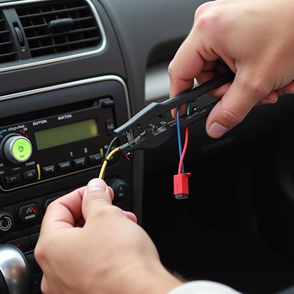 Connecting Car Radio Wires