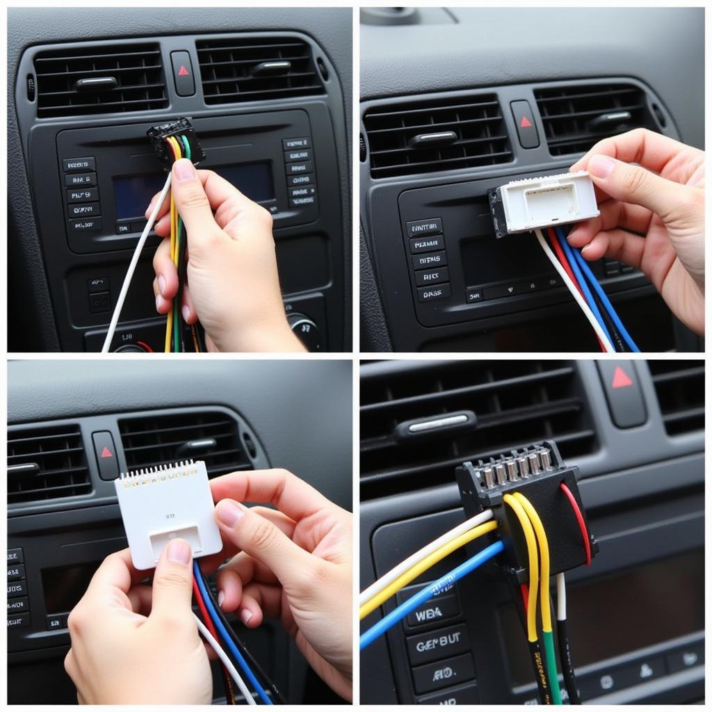 Connecting the Car Radio Wiring Harness