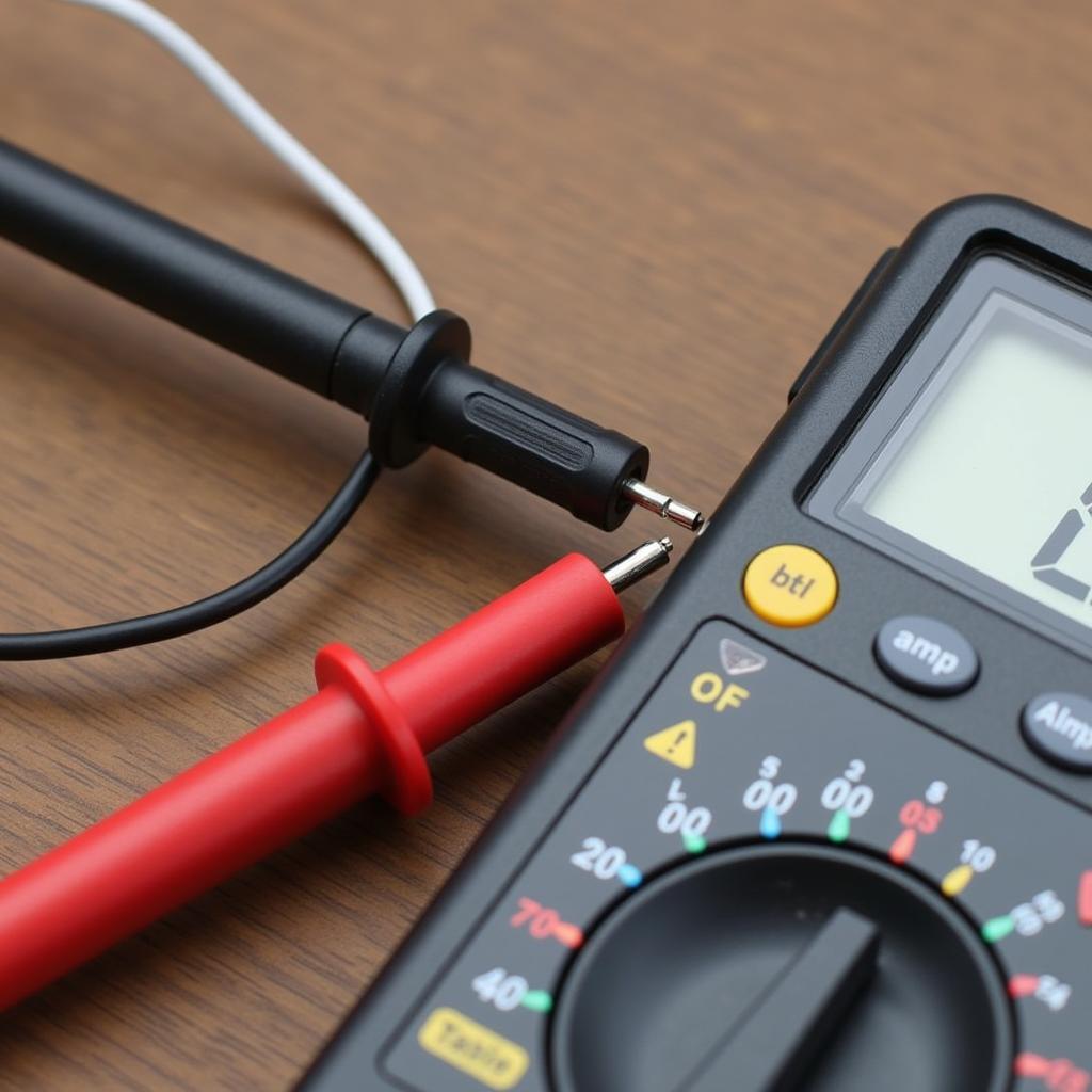 Connecting Multimeter to Battery for Amp Draw Test