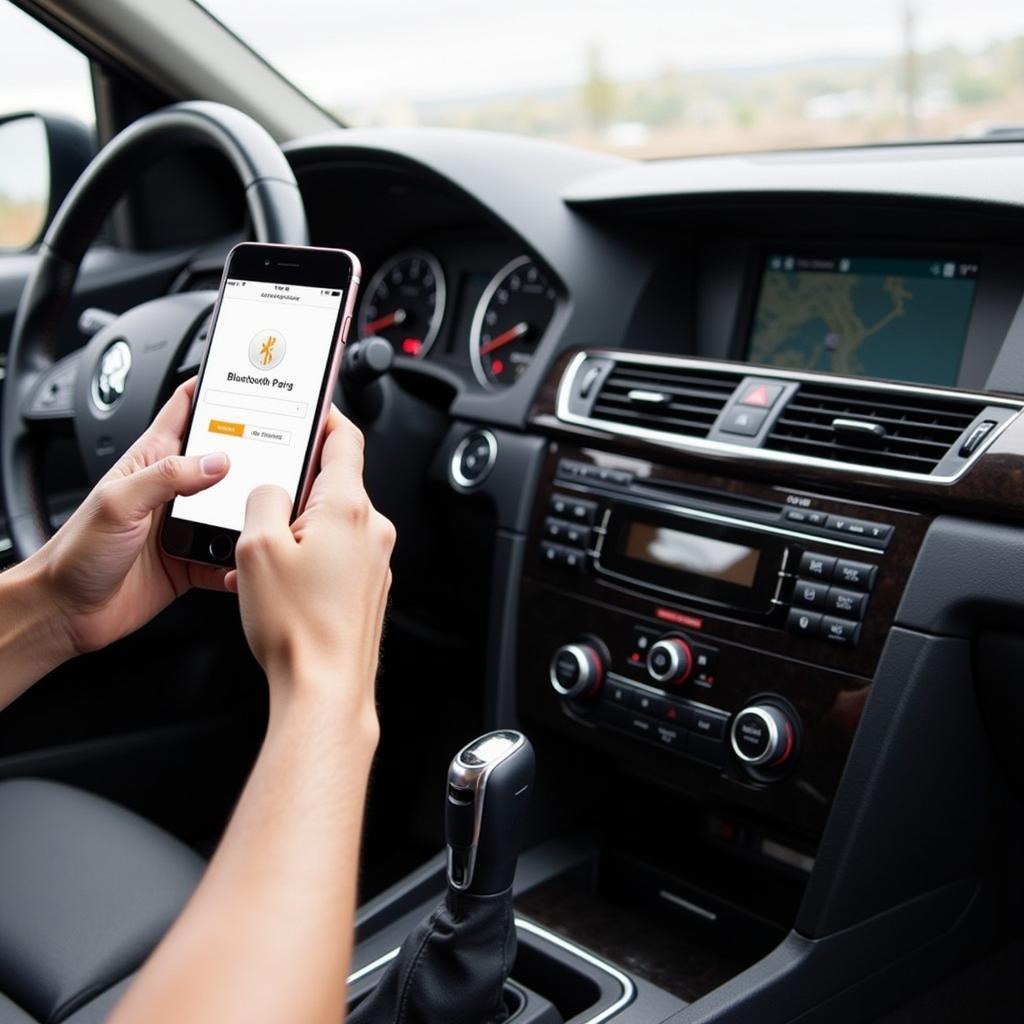 Connecting Phone to Car Lighter Bluetooth Adapter