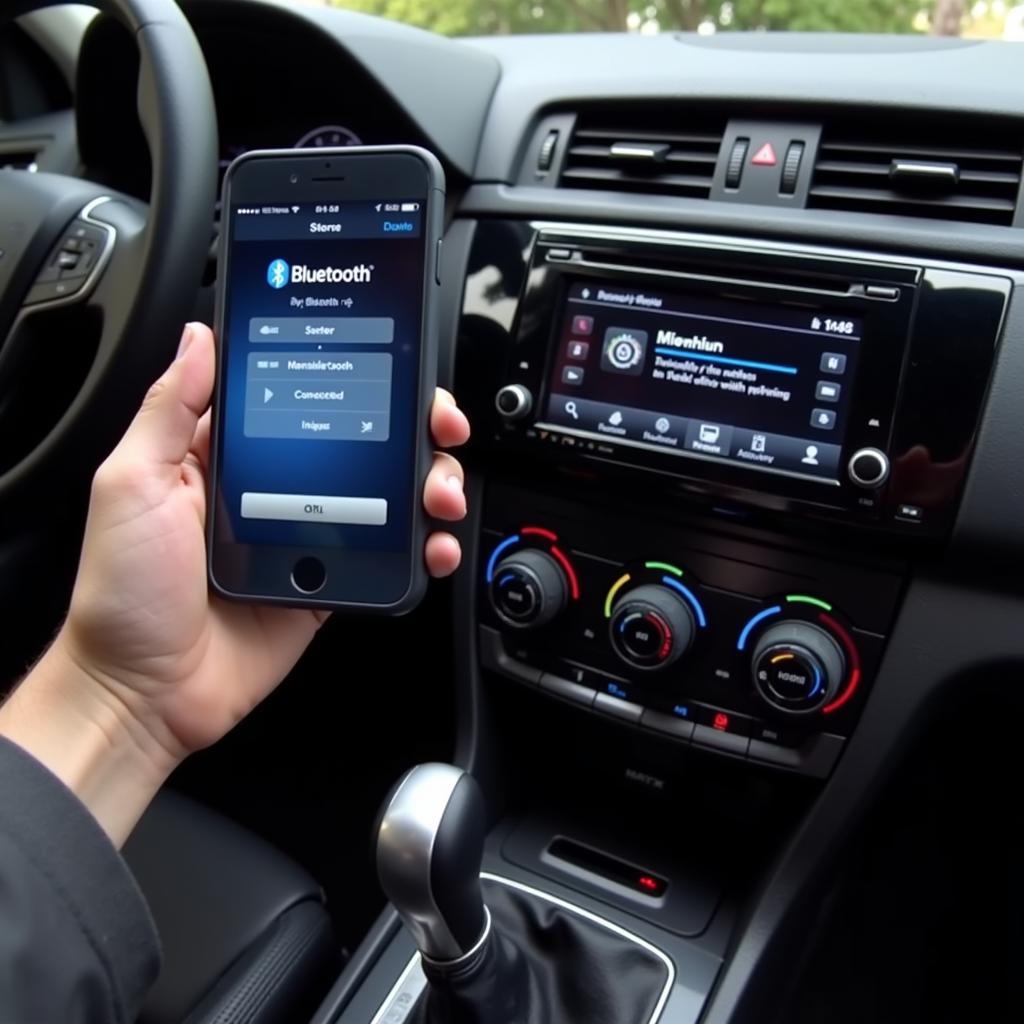 Connecting Smartphone to Bluetooth Car Radio