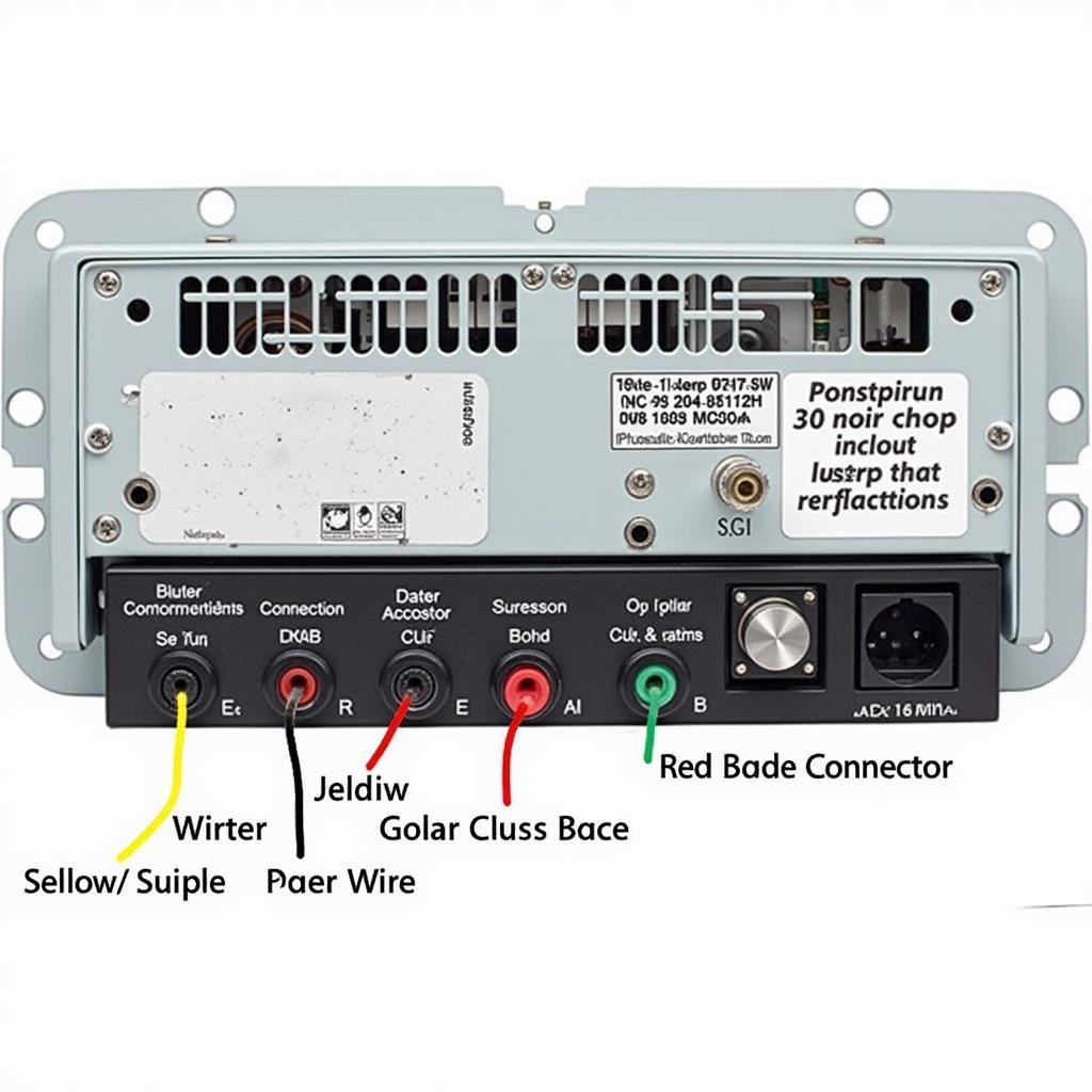 Pioneer DEH-150MP Power Wire Connections Diagram