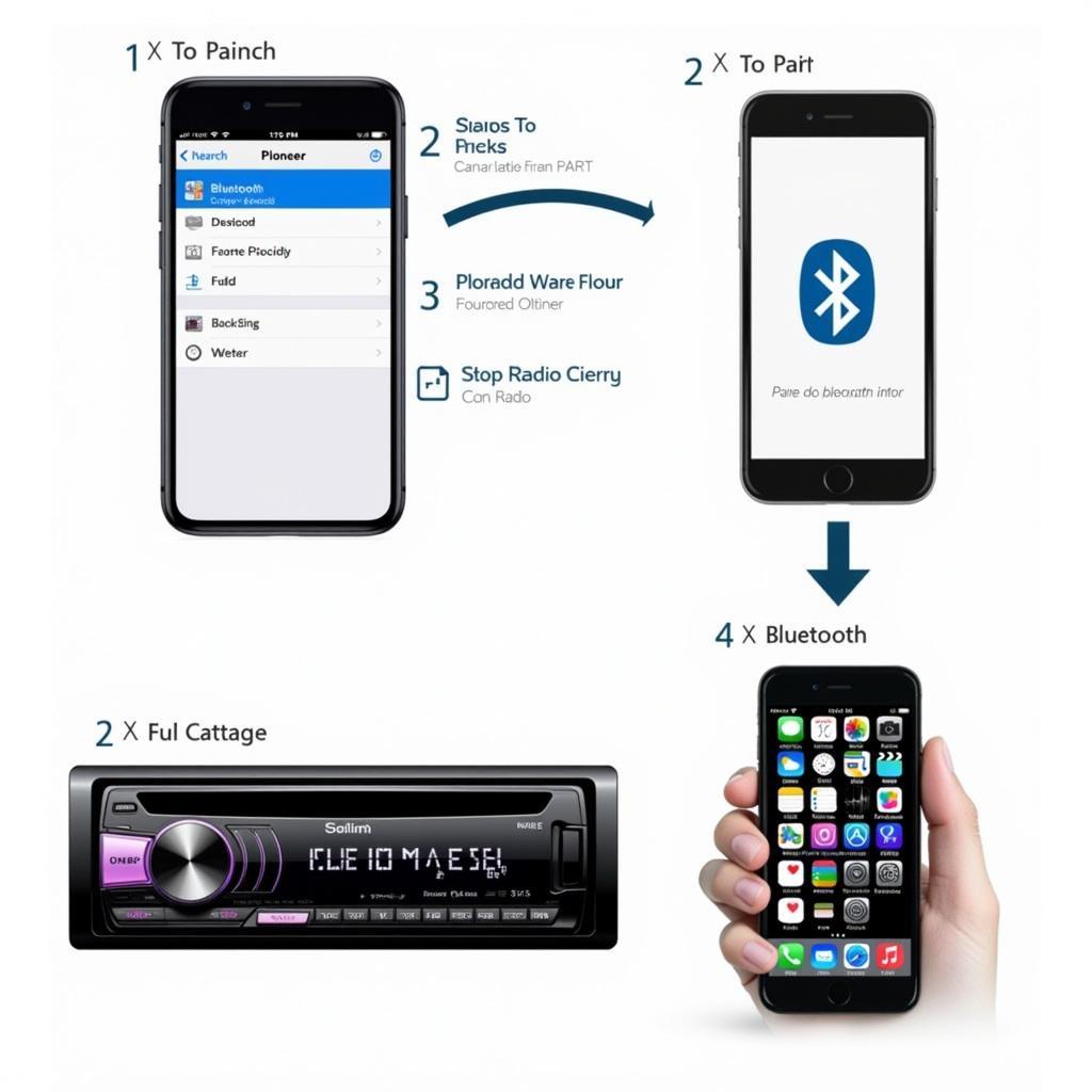 Pioneer DEH-S415 Bluetooth Pairing Process