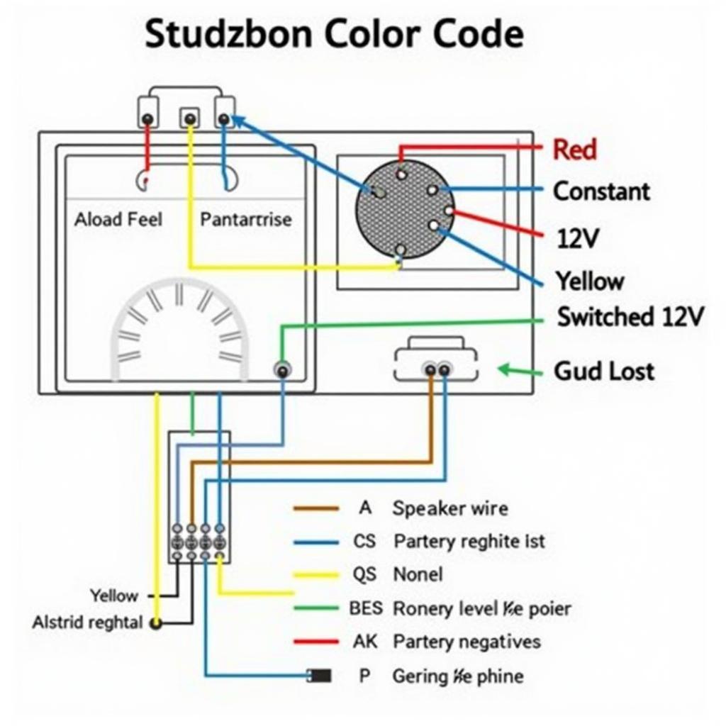 Delco Car Radio Wiring Diagram Color Codes