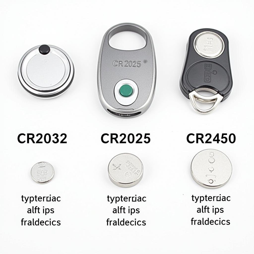 Different Key Fob Batteries