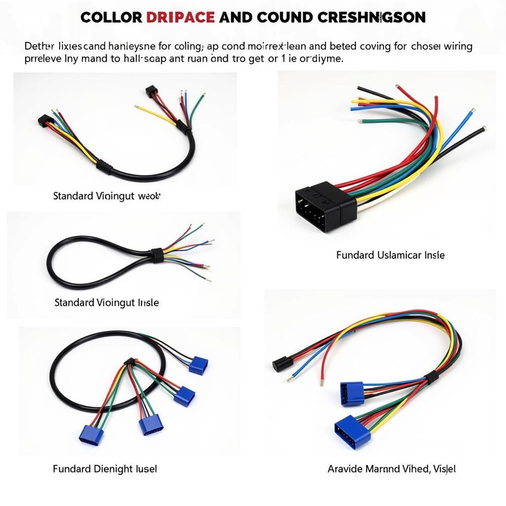 Various Car Radio Wiring Harness Types