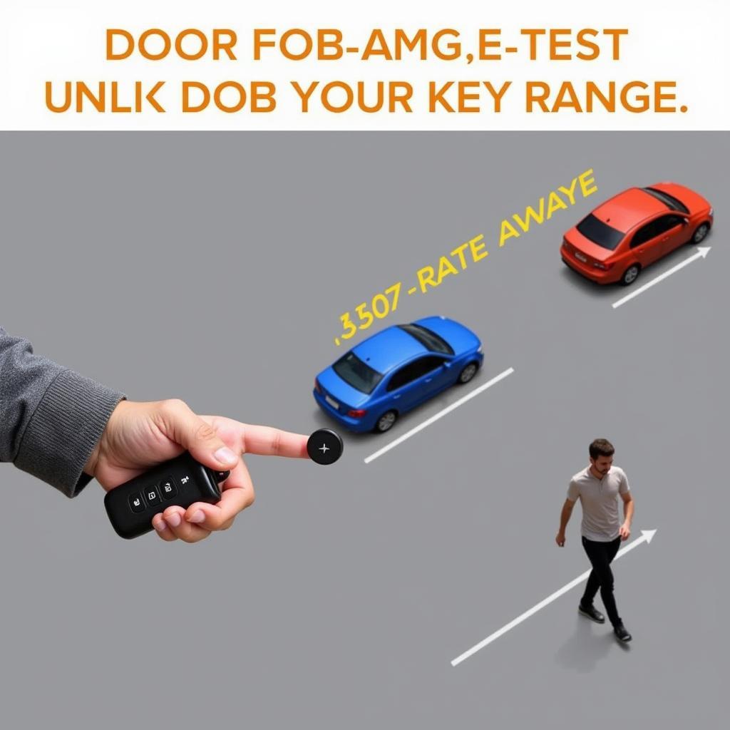 Testing the Range of a Door Key Fob