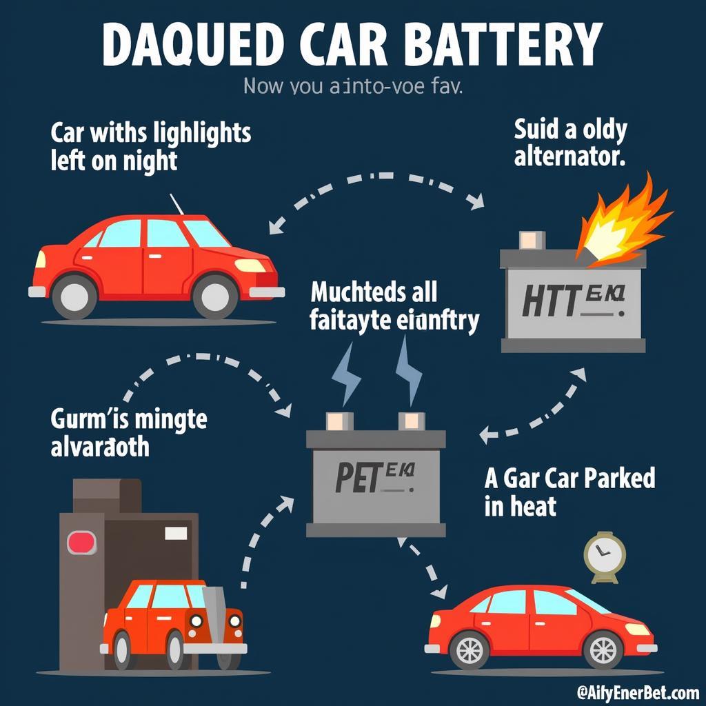 Common Causes of a Drained Car Battery