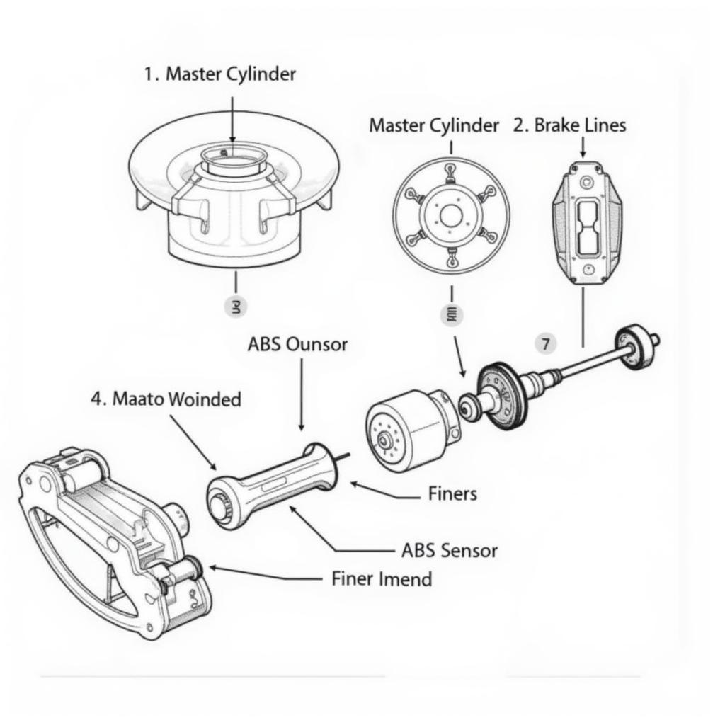 Evo X Brake System Components