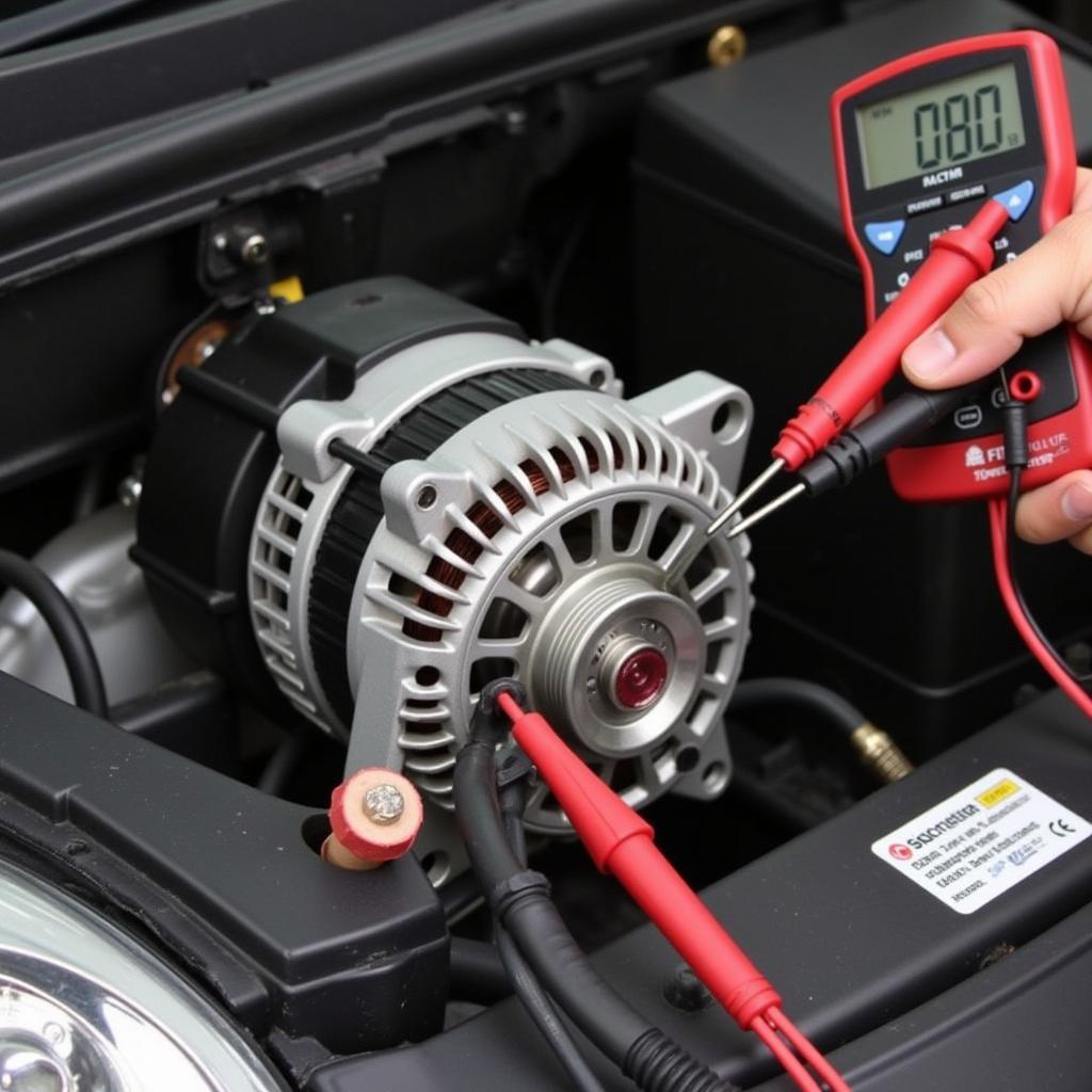 Testing the Alternator on a Fiat 500L