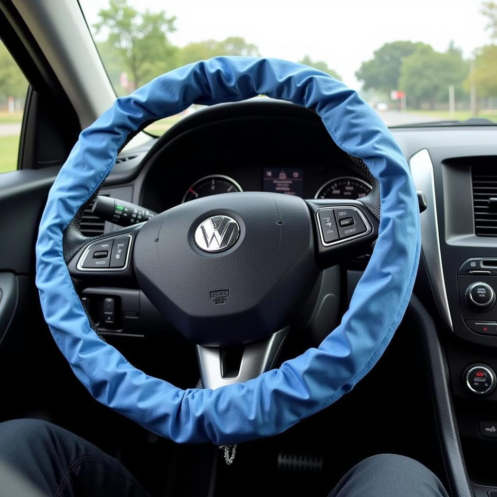 Finished Anti-theft Steering Wheel Cover