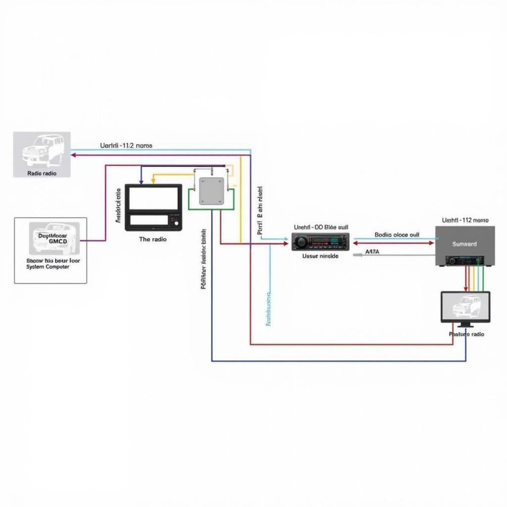 GMC Yukon Stereo Anti-theft System Diagram