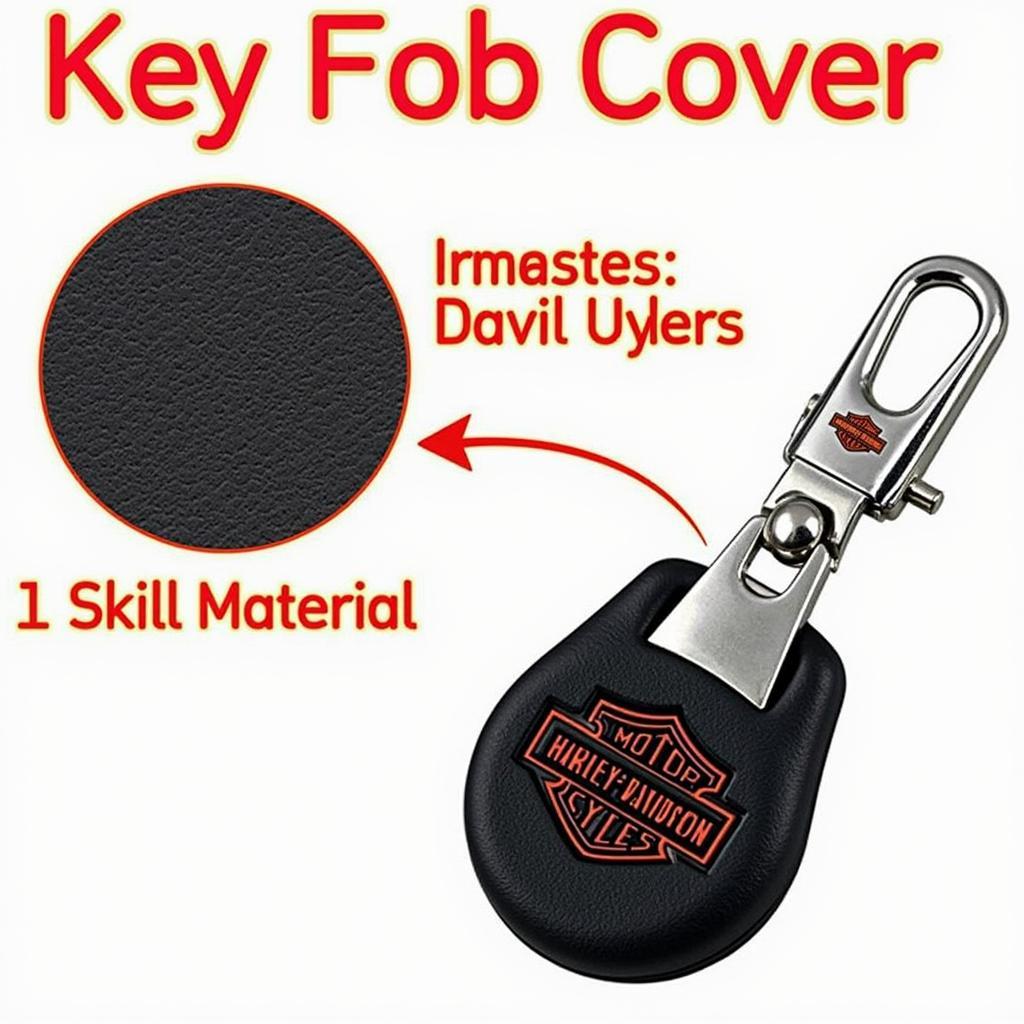 Harley Davidson Key Fob Cover Providing Protection