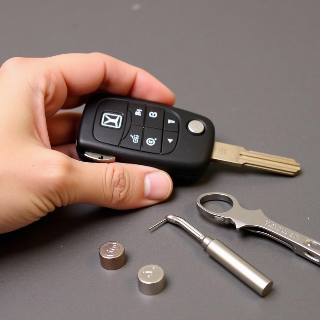 Replacing the Key Fob Battery in a Honda CR-V