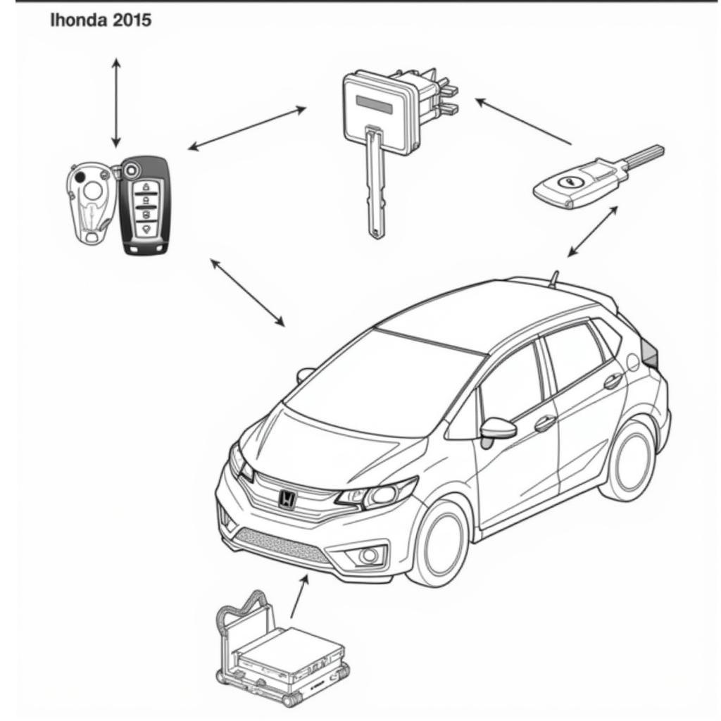 2015 Honda Fit Anti-theft System Diagram