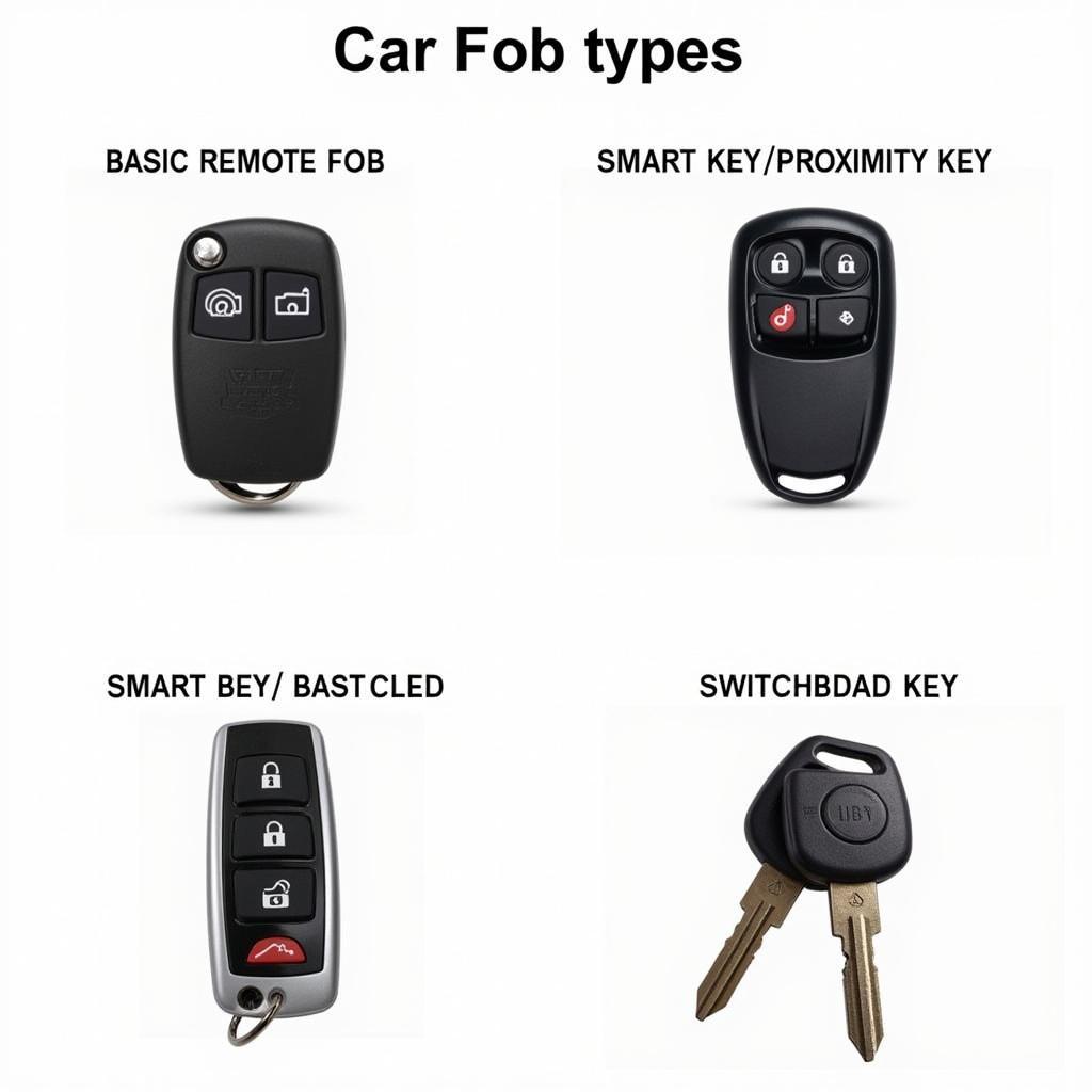 Identifying Different Car Key Fob Types