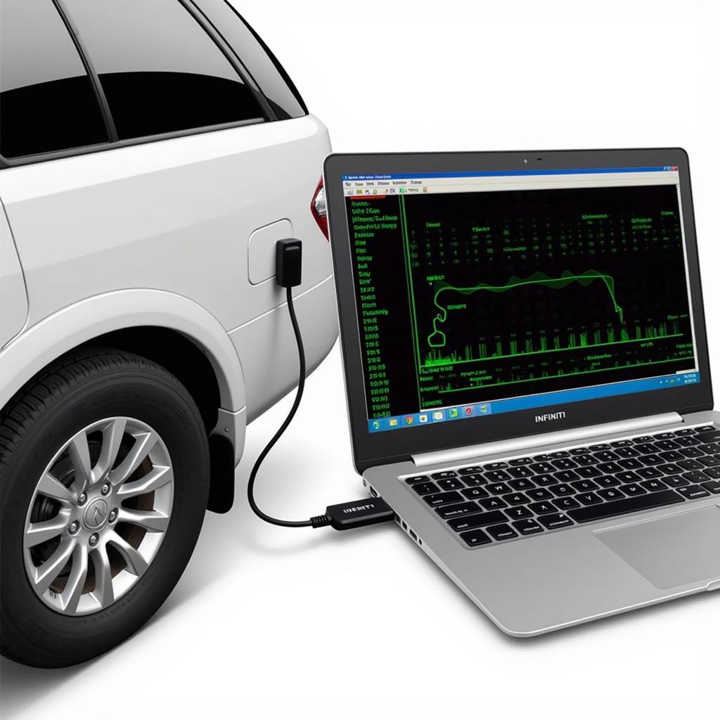 Infiniti QX56 Remote Diagnostics via Laptop