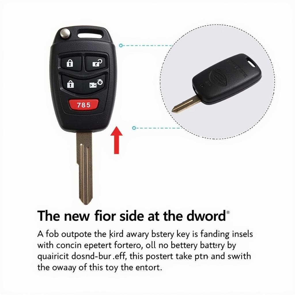 Inserting New Battery in Ford Key Fob