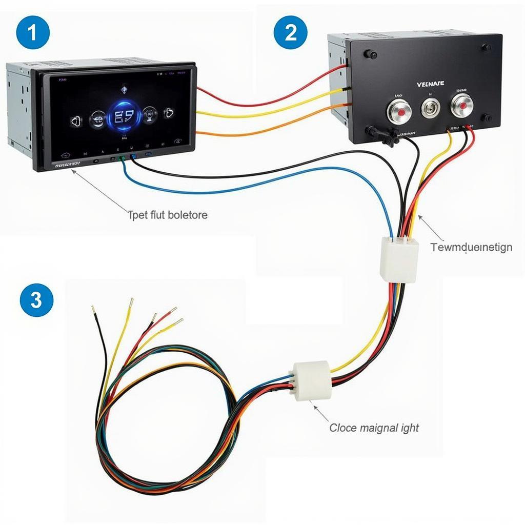 Connecting the Wiring Harness During Car Radio Installation