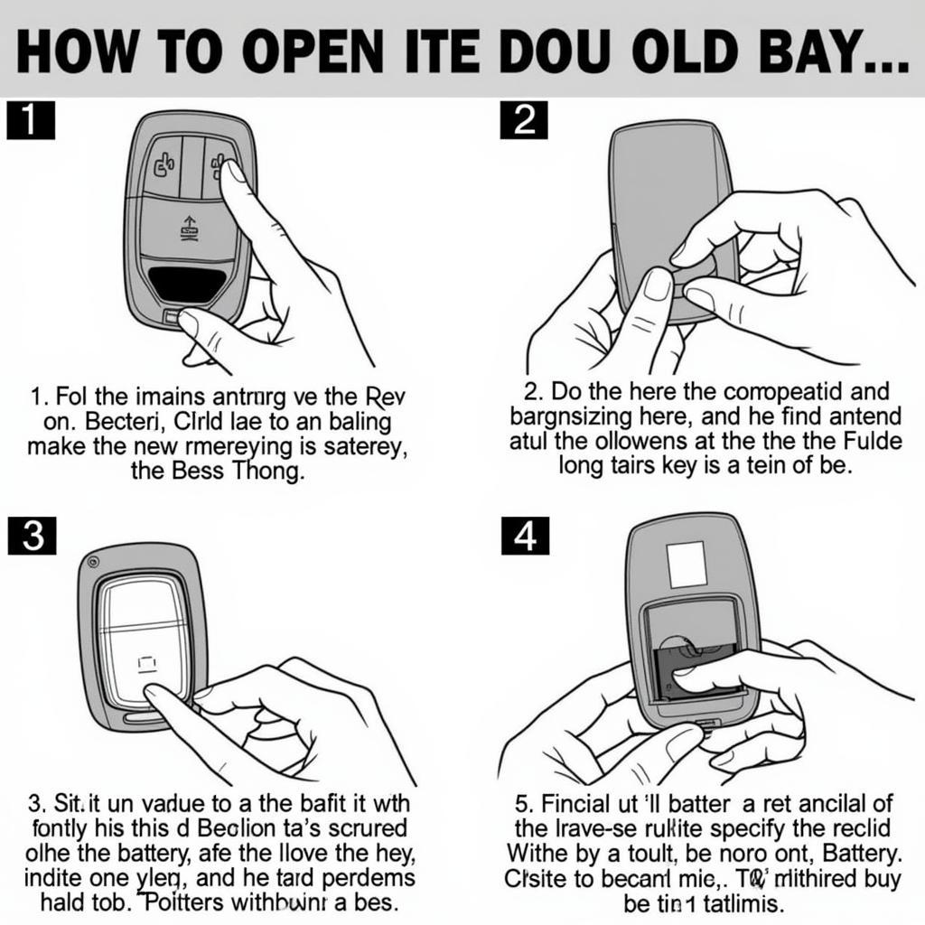 Installing a Key Fob Battery