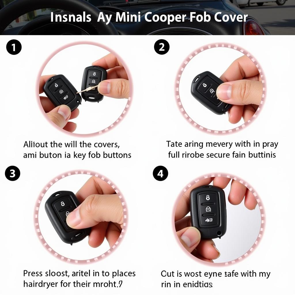 Installing Mini Cooper Key Fob Cover