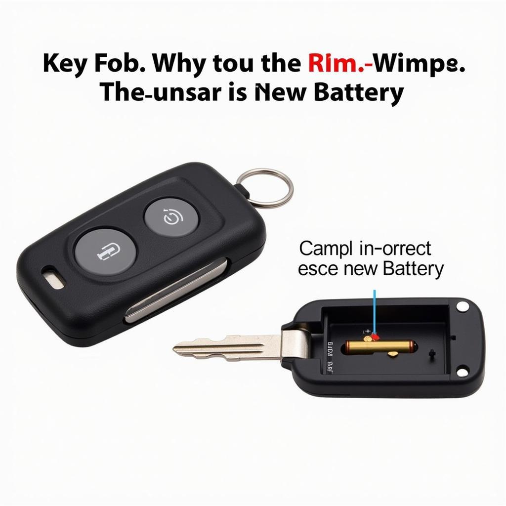 Installing a New Key Fob Battery