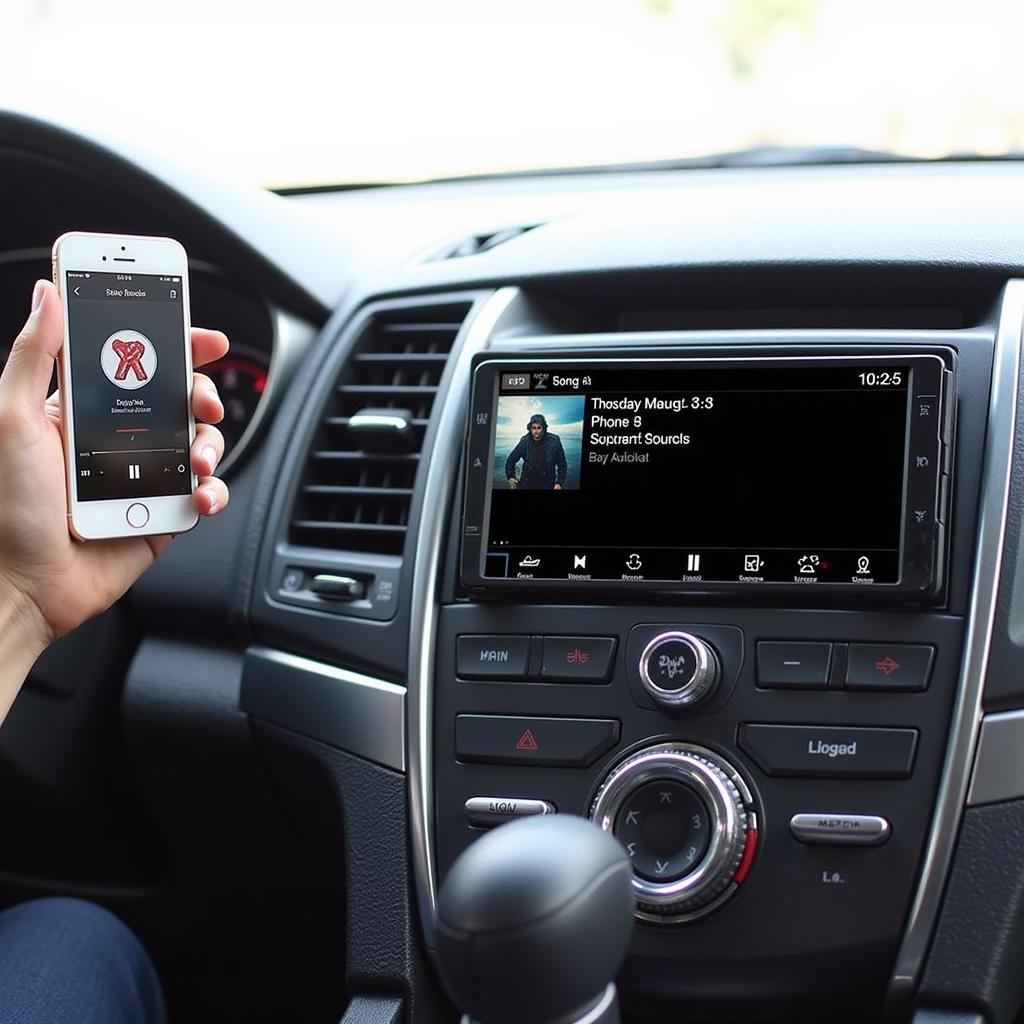 Connecting an iPhone to a car radio via Bluetooth