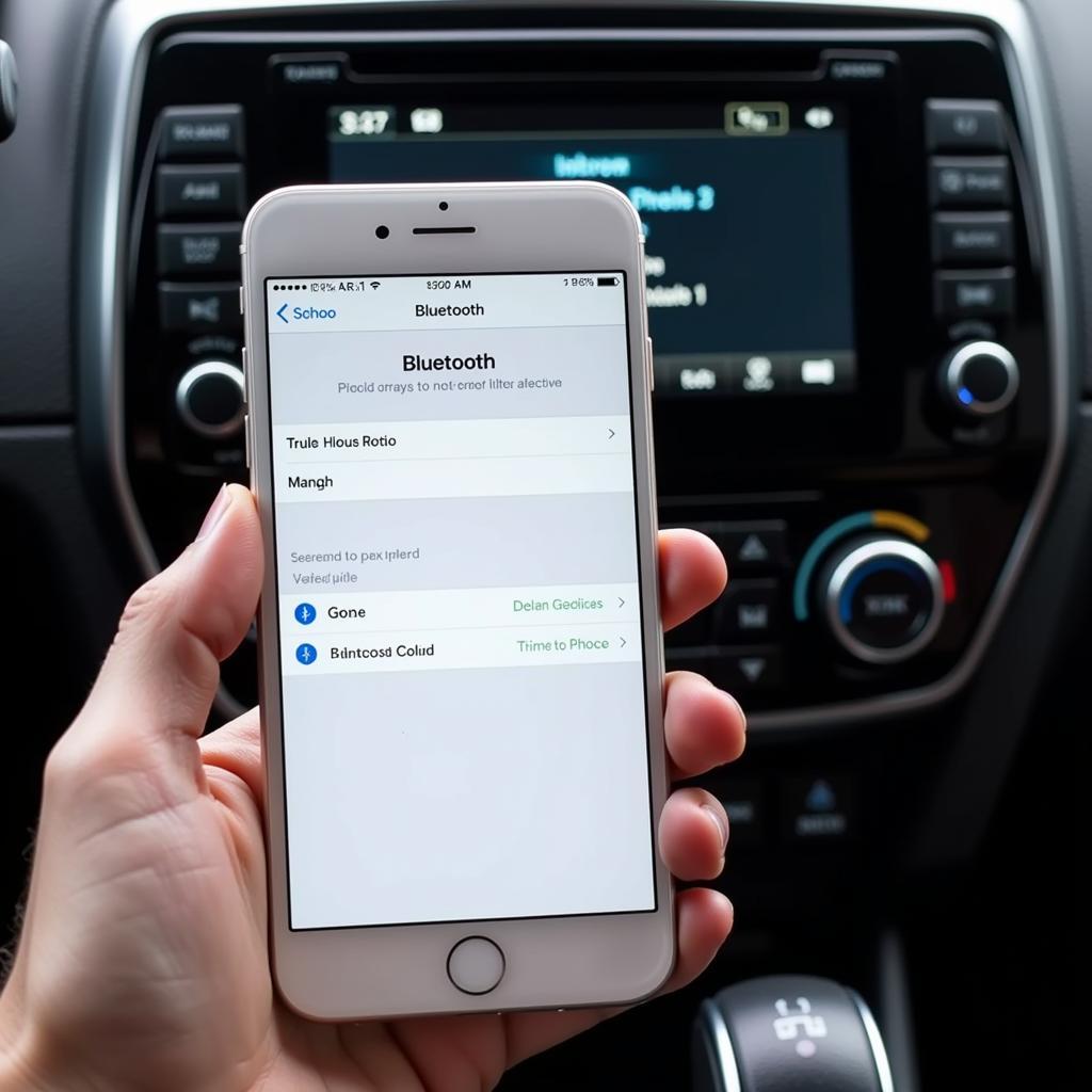 Connecting iPhone to Car Bluetooth Radio