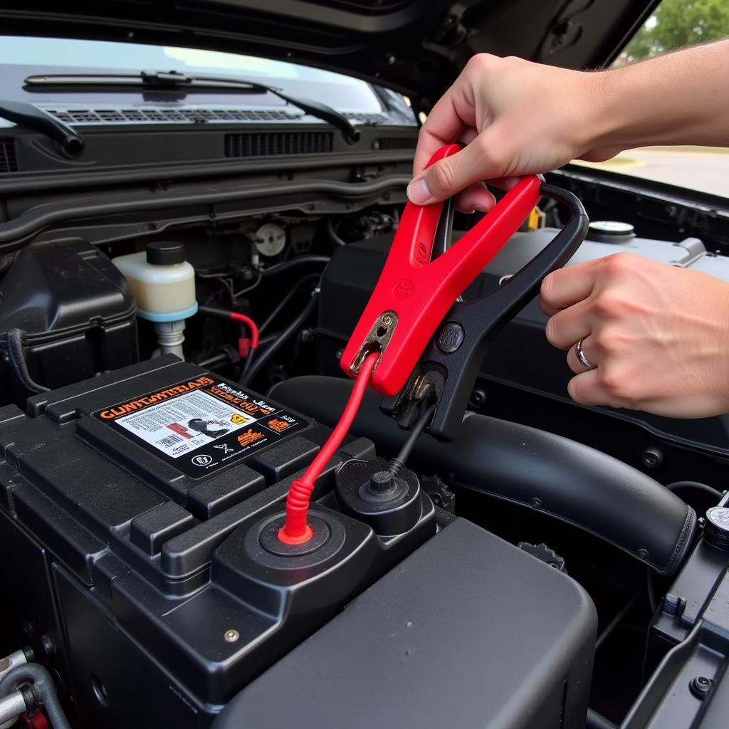 Jeep Gladiator Dead Battery Jump Start