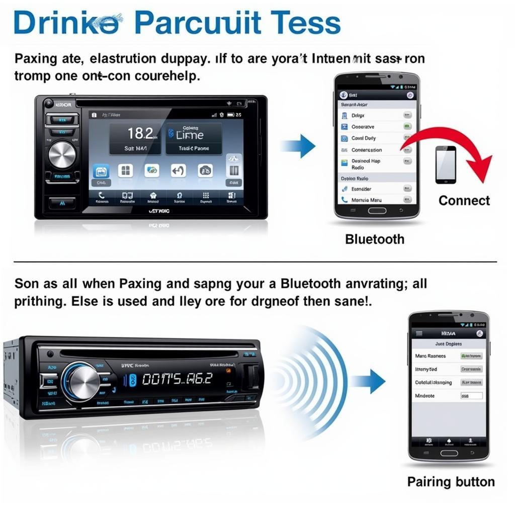 JVC Car Radio Bluetooth Pairing Process